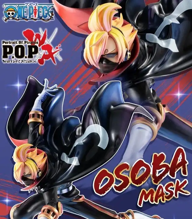 MegaHouse Portrait of Pirates One Piece Sanji Osoba Mask Warriors Alliance - Image 11