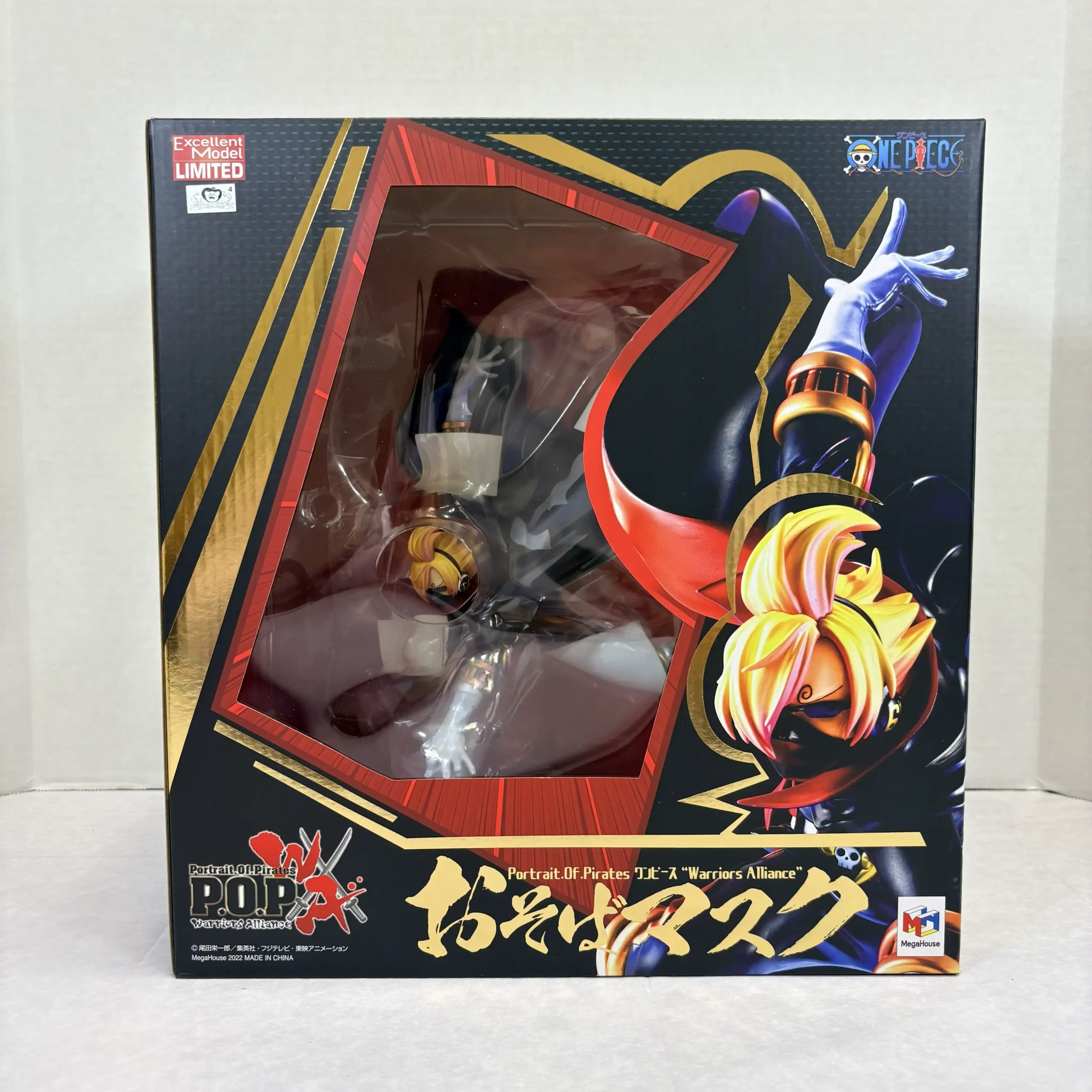 MegaHouse Portrait of Pirates One Piece Sanji Osoba Mask Warriors Alliance - Image 12